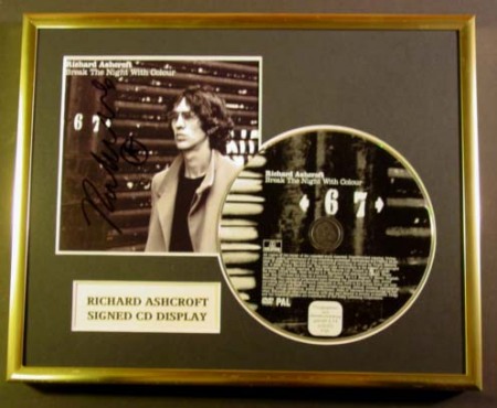 RICHARD ASHCROFT/CD DISPLAY/SIGNED/COA